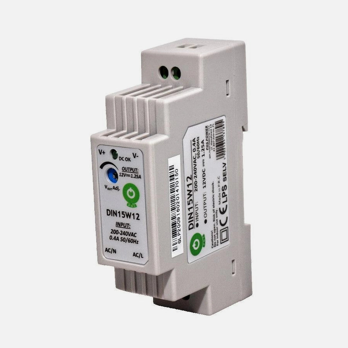 MPL- Rail Power Supply - MW MDIN15W/12V