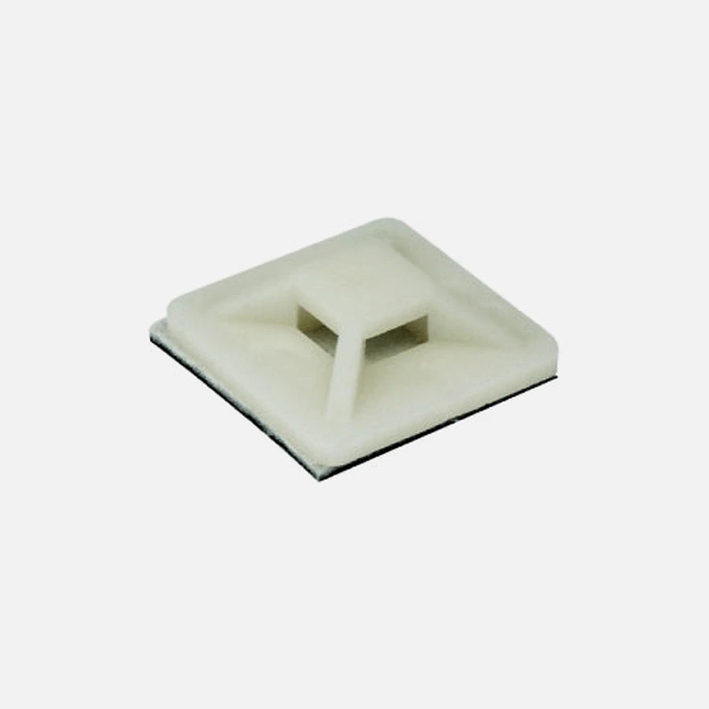 GBC 18.8430.00 Adhesive Cable Tie Base 19x19mm 10 pcs