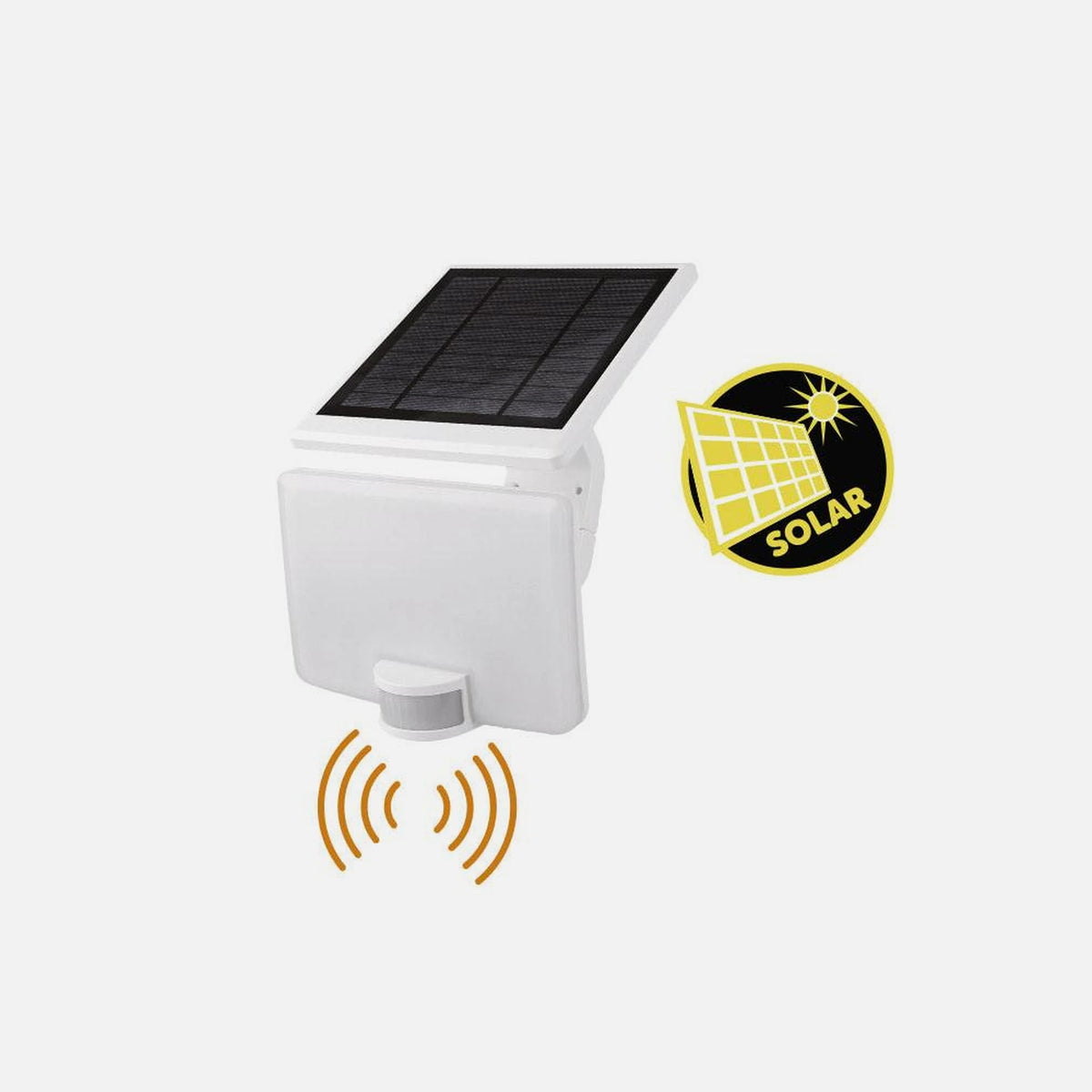 Solar LED Floodlight with PIR Sensor 12W 4000K White