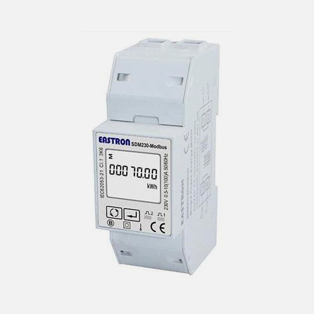 Eastron SDM230M Single Phase  Metering 100A MID DIN Rail Mounted