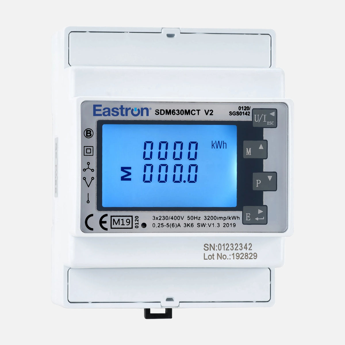 Eastron SDM630MCT MODBUS MID V2 Three Phase Metering 100A