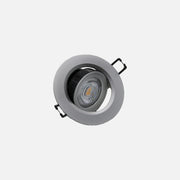AD Led Down Light 7W Round Slim Type 3000K 38° Silver D90