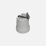 AD Porcelain Lampholder E27 with Bracket 60° External