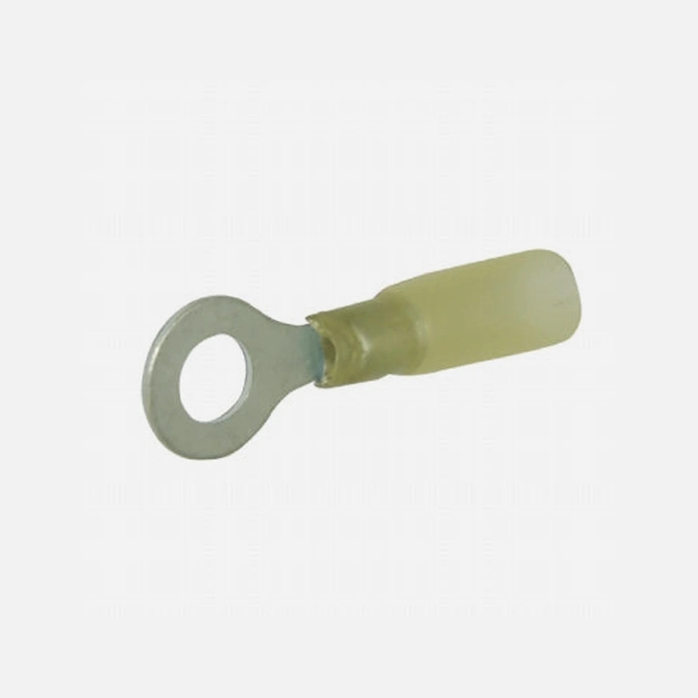 GBC Heatshrink eyelet terminal F.6 - M6 yellow 4mm 10 pcs