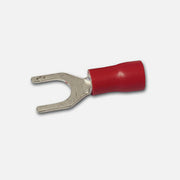 GBC Fork shaped pre-insulated terminal F.5 - M5 red 3mm 10 pcs