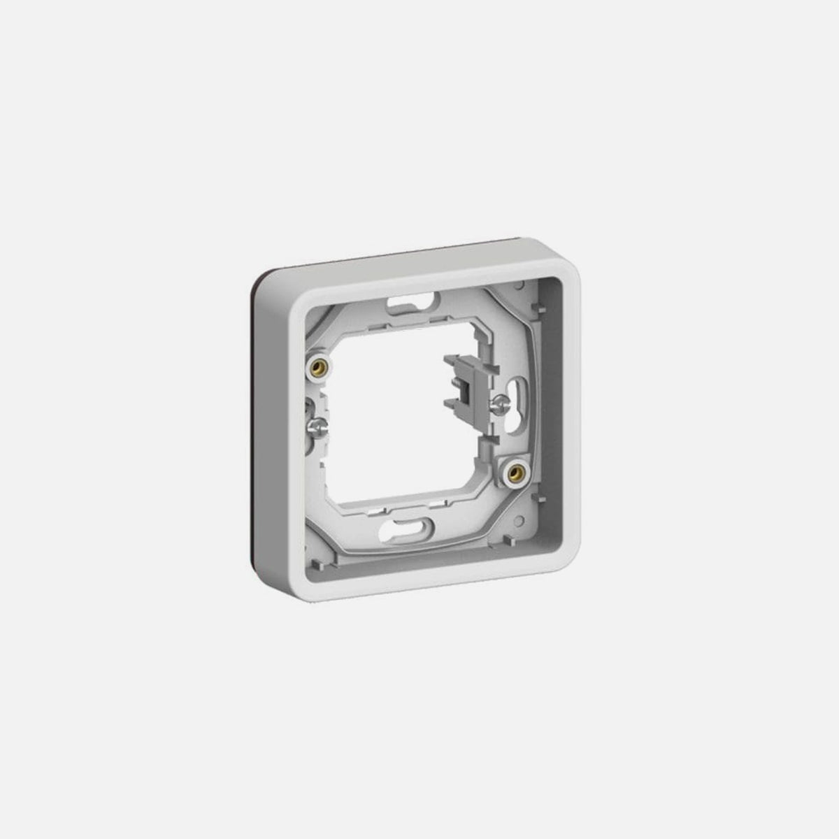 Stinel "Aqua" Single Frame With Nails Recessed Waterproof IP55 White