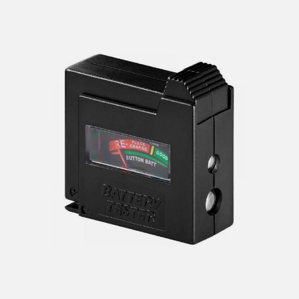 GBC 39.0100.02 - Battery Tester AA-AAA-Alkaline-NiCd-NiMh-9V-Button