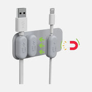 Techly ISWT-CL-MAGNETIC Magnetic Cable Clip Organizer 4 Clips