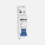 Wico - Miniature circuit breaker 1P+N/C32A/4.5kA