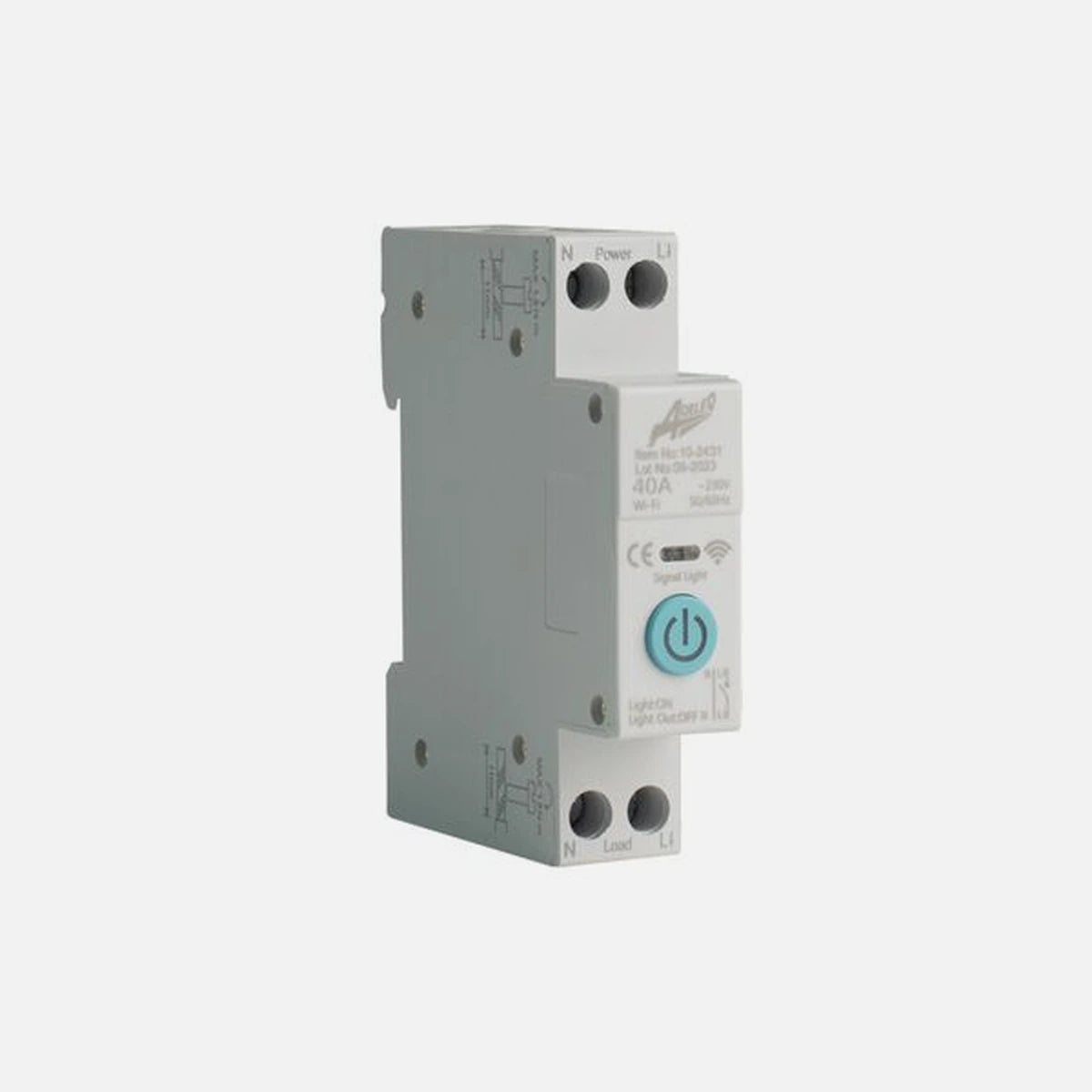 AD Smart WiFi TUYA 40A DIN Rail Switch