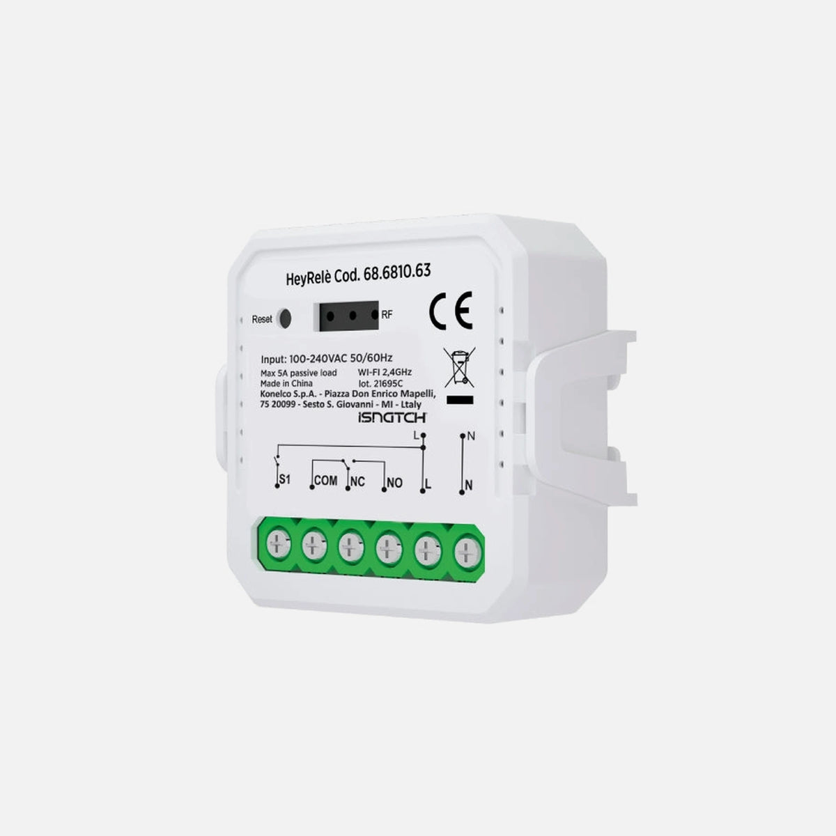 iSNATCH Heyrele 68.6810.63 Smart WiFi Relay Module