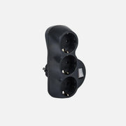 Triple Schuko Adapter with Switch 16A 3500W Black
