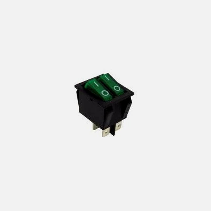 GBC 24.2520.20 - Switch ON-OFF Double, Green 4P 15A