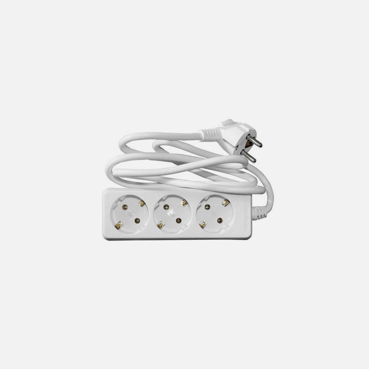 AD Power Strip 3 Sockets 3x1.5mm² Cable 1.5m White