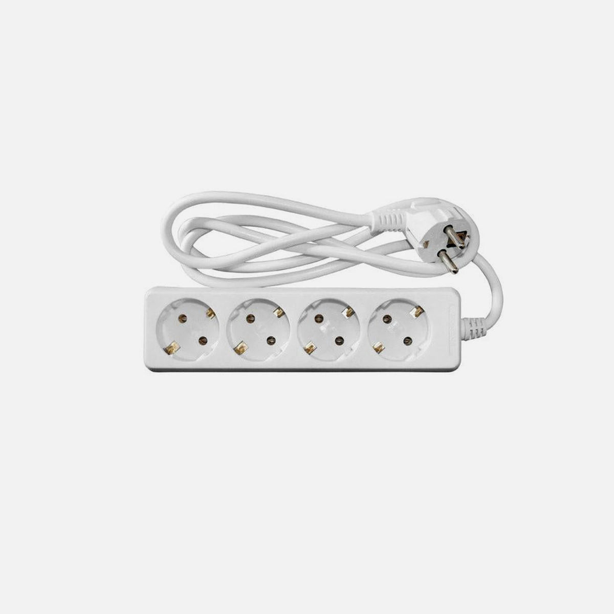 AD Power Strip 4 Sockets 3x1.5mm² Cable 1.5m White