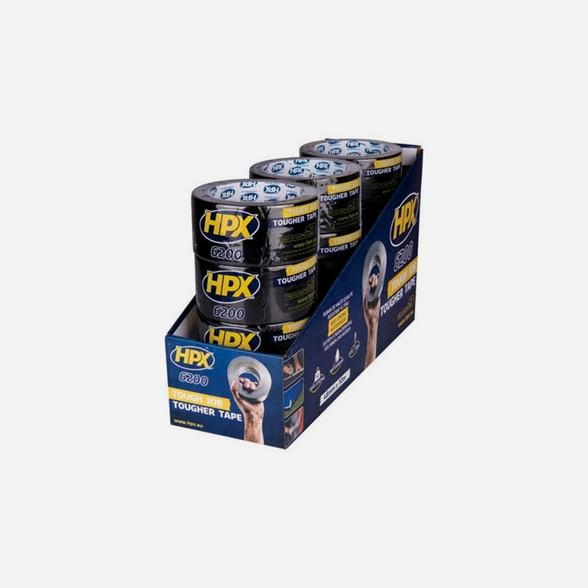 DIY-Fabric repair tape Hpx 6200 48mm x10m black