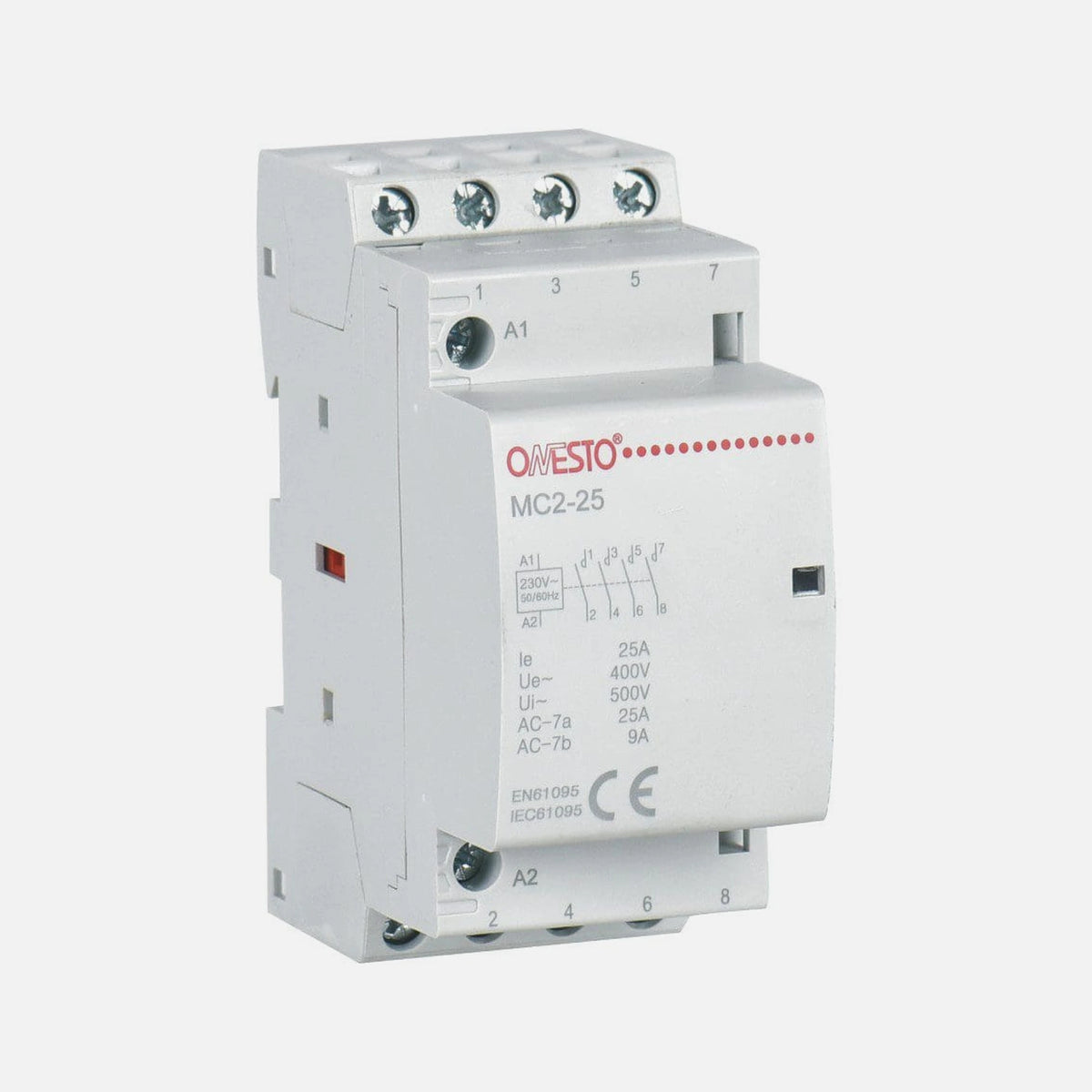 RP Power Relay 4P 25A 4NO 230V ONESTO