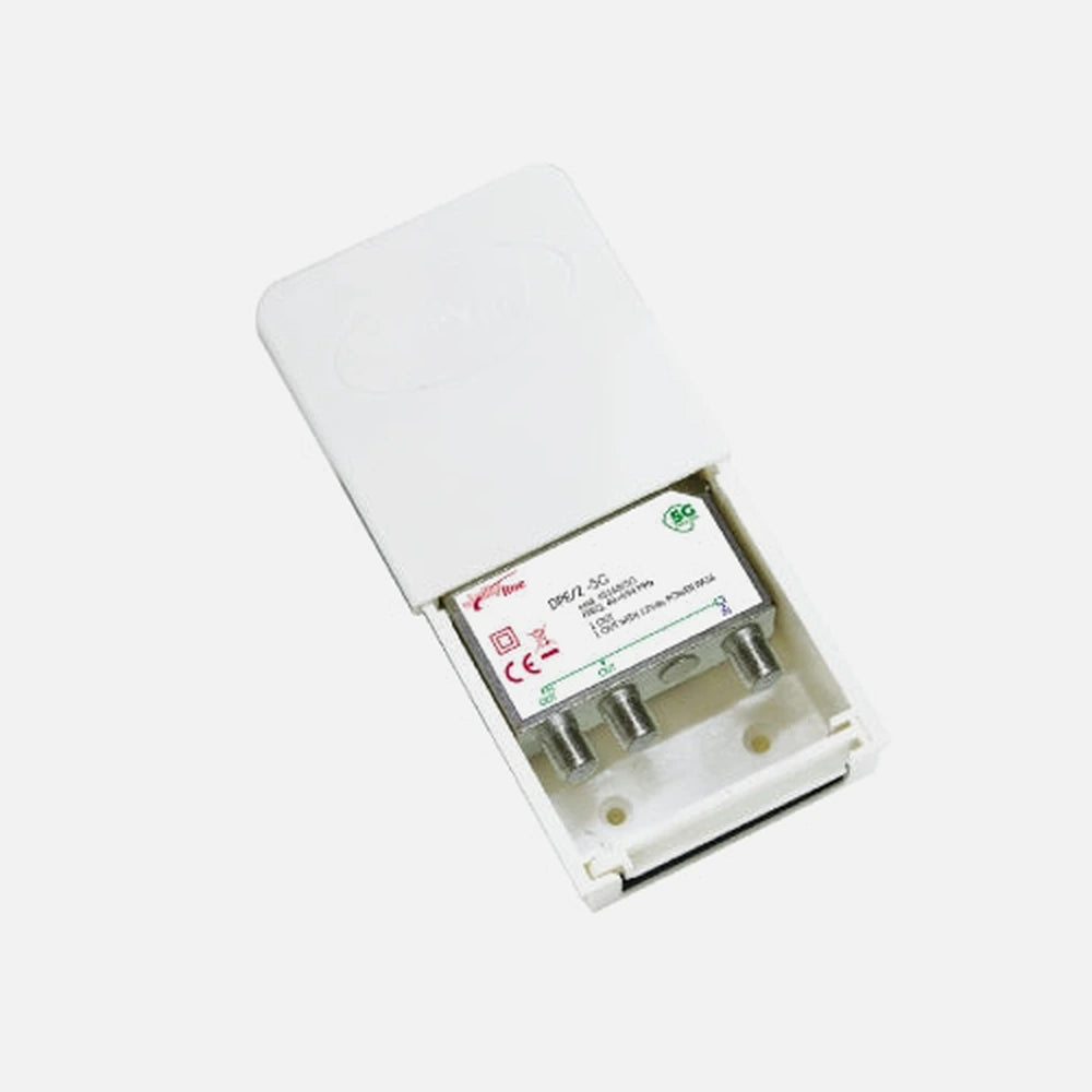 Jolly line 45168/5G - 5G Mast splitter 2 outputs (1 dc pass)