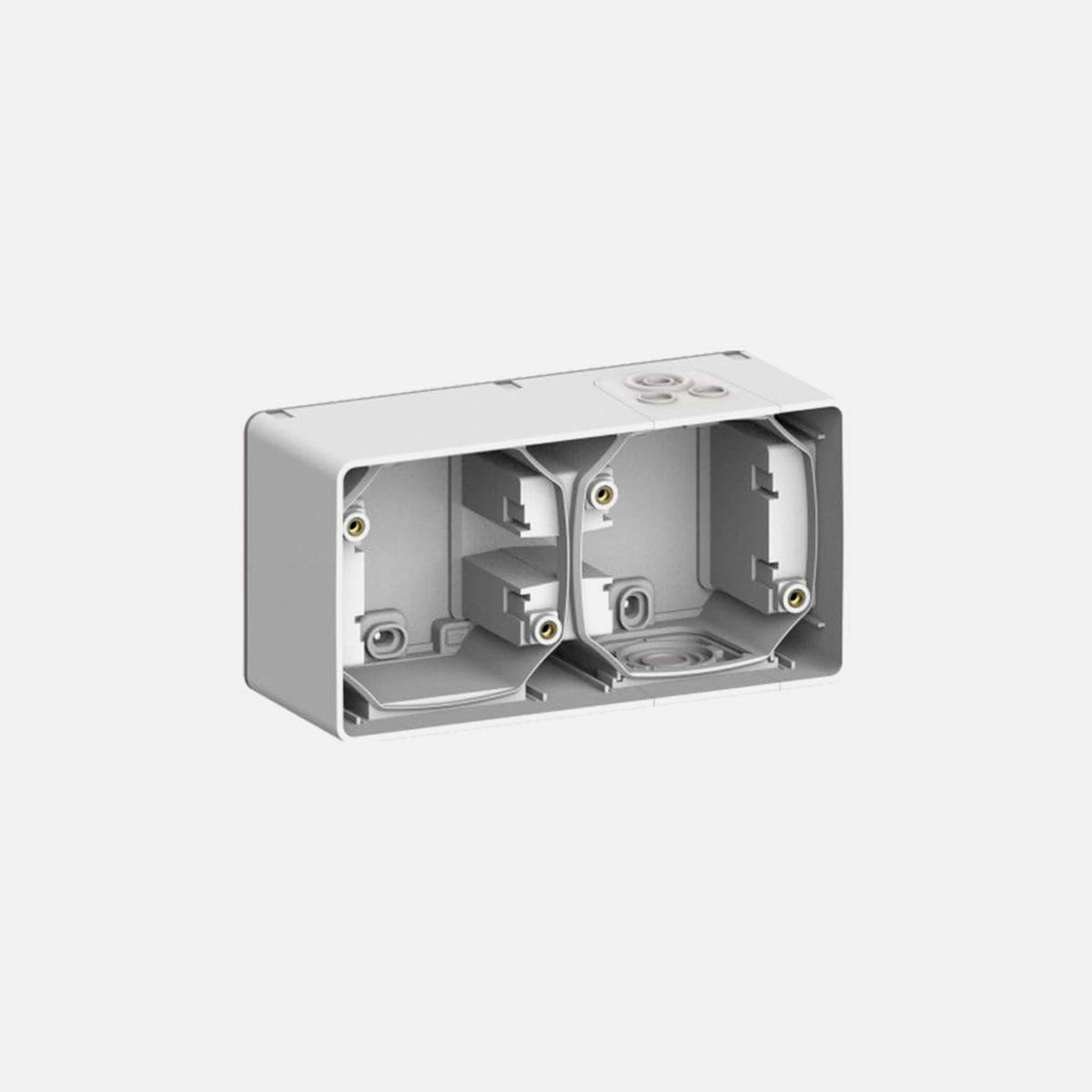 Stinel "Aqua" Twin socket box outdoor IP55 White