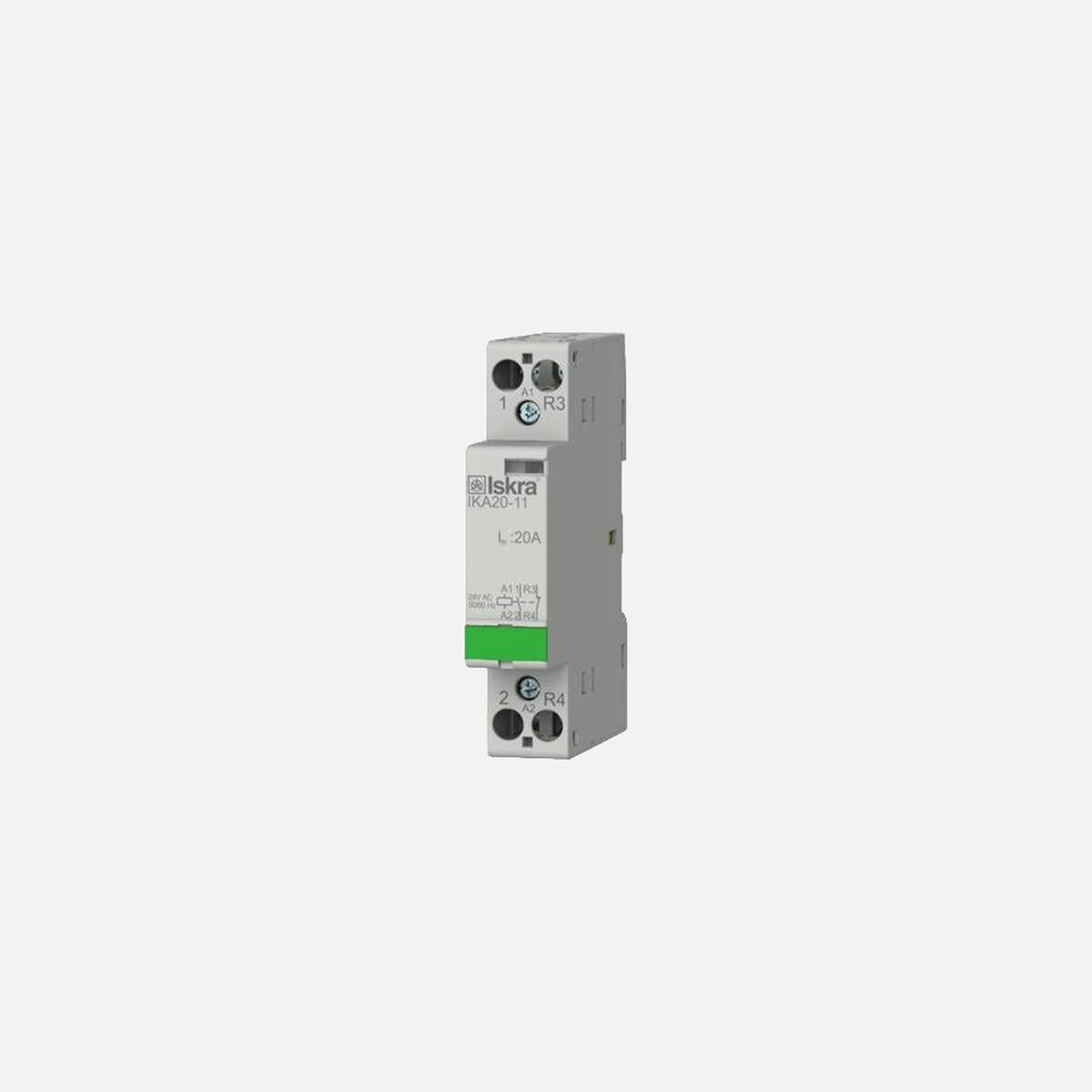Installation Contactor Rail IKA20-11/NO+NC