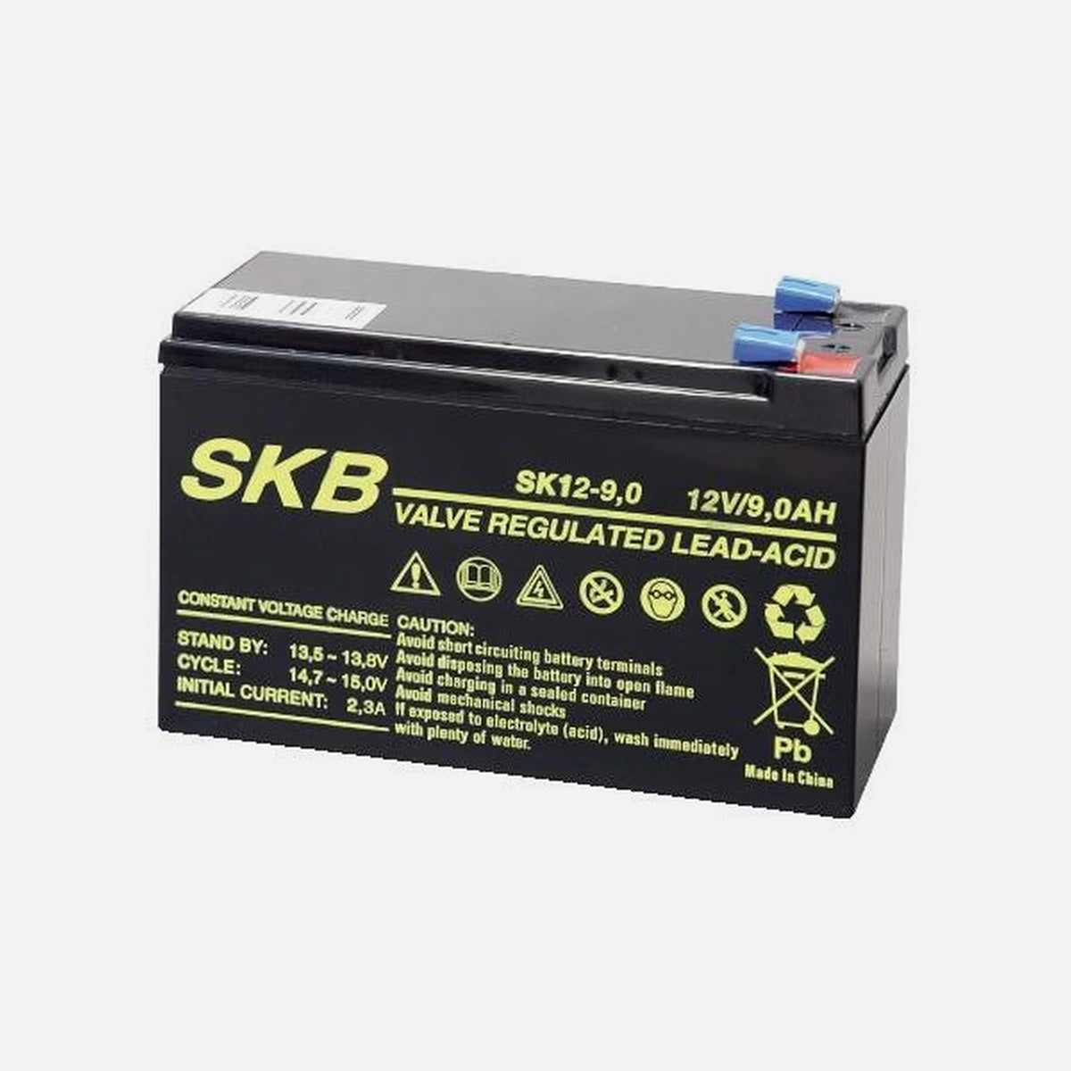 SKB SK12-9 Rechargeable Lead Battery 12V 9Ah