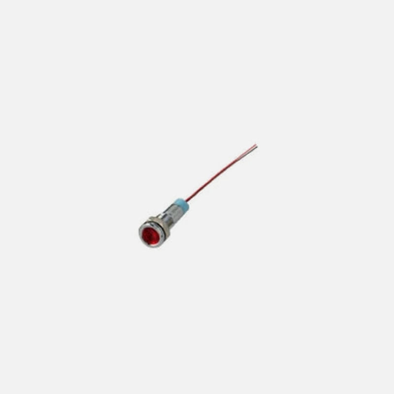 GBC 25.4160.60-Red metal led indicator lamp 220v
