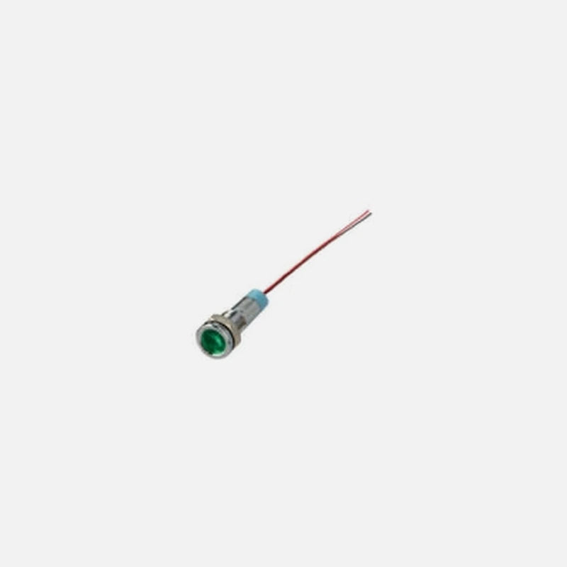 GBC 25.4160.70-Green metal led indicator lamp 220v