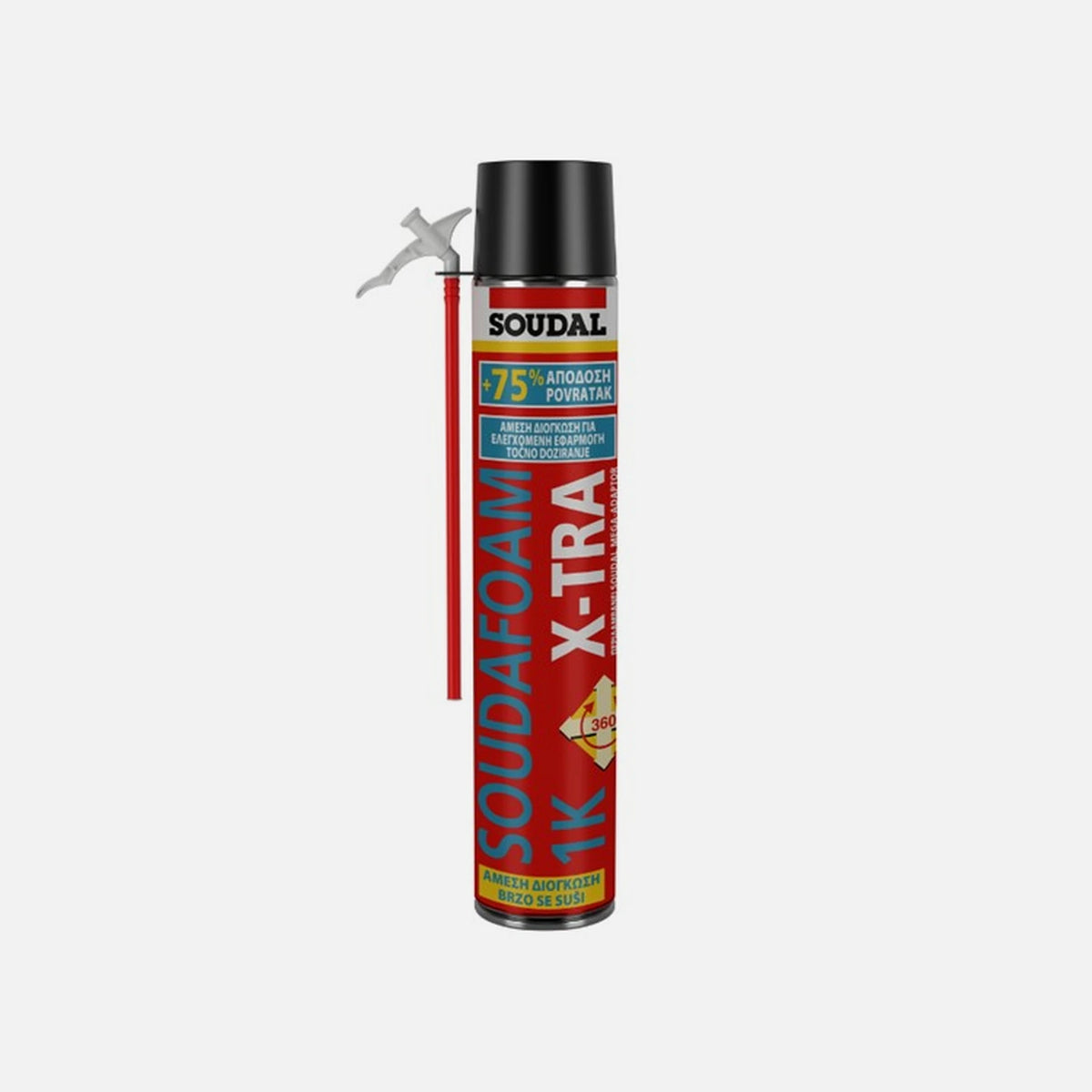 DIY-Soudafoam X-Tra low expansion PU hand foam 750ml, Soudal