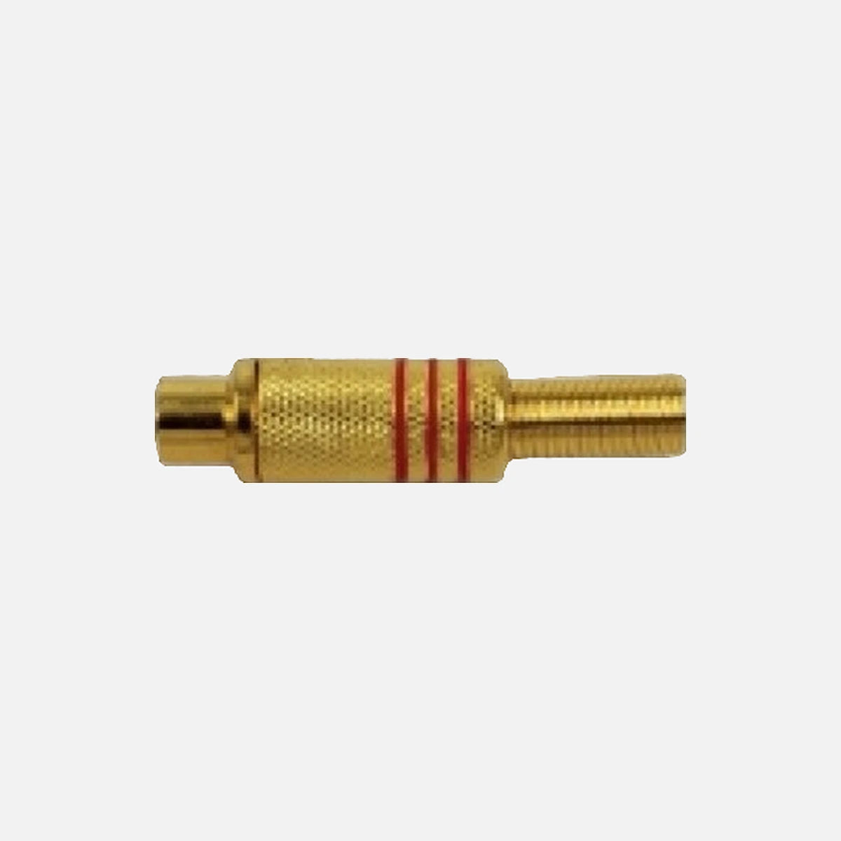 GBC 30.1911.02 - RCA Plug Gold Plated Female Red