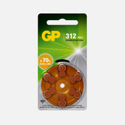 GP Batteries IC-GP103250 - Batteries for Hearing Aids  ZA312-AR41 6 pcs