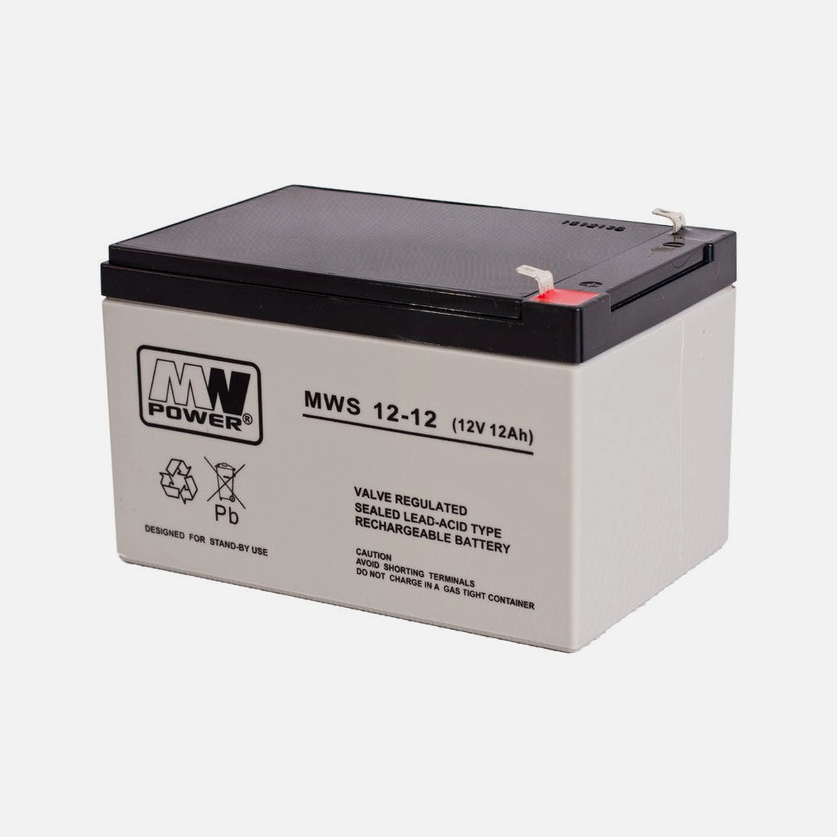 MPL Power Elektro Rechargeable Lead Battery - VRLA MWS 12V/12Ah