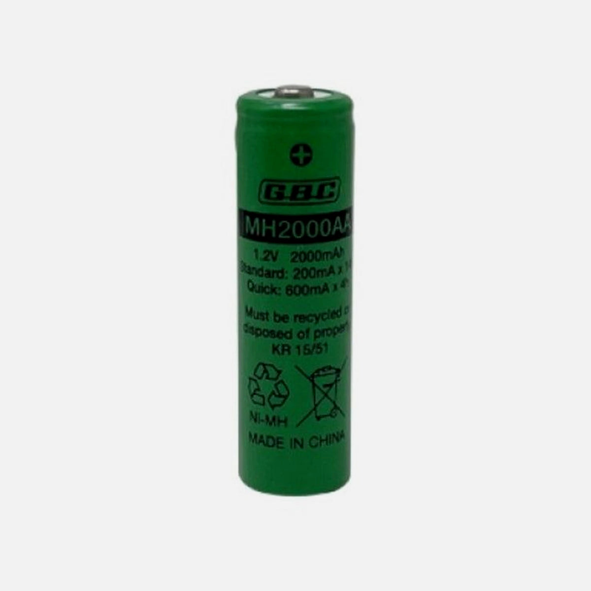 SKB 38.1900.07 MH2000AA Ni-MH AA 2000mAh Battery