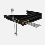 Techly I-CASE TRAY-ORG600 Cable Management Shelf 24 Ports for 19" Rack 600mm