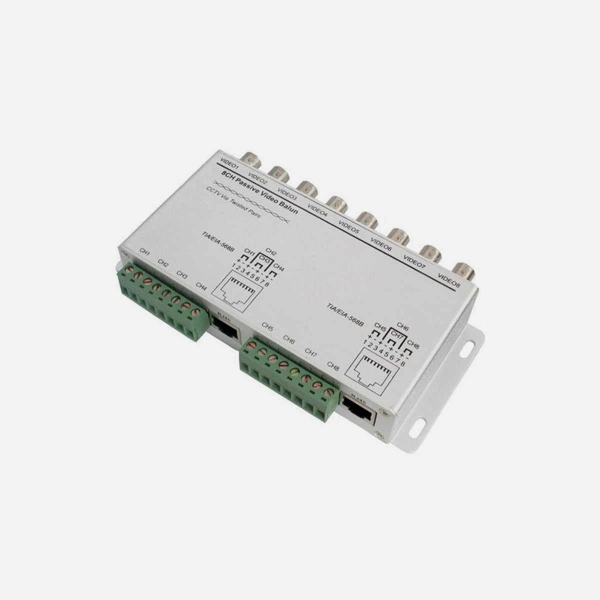 GBC- 67.3750.98 Passive 8Ch Video Balun via UTP cable