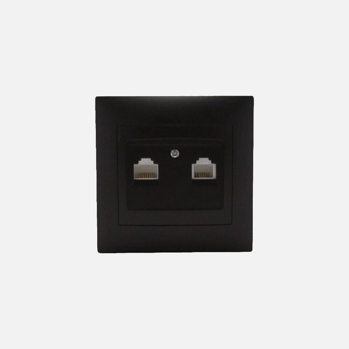 RD Telephone Socket + CAT6 Domus Black