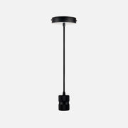 RP Suspension with Black Aluminum Mount E27 ‘BARREL’ and Fabric cable 1.5m