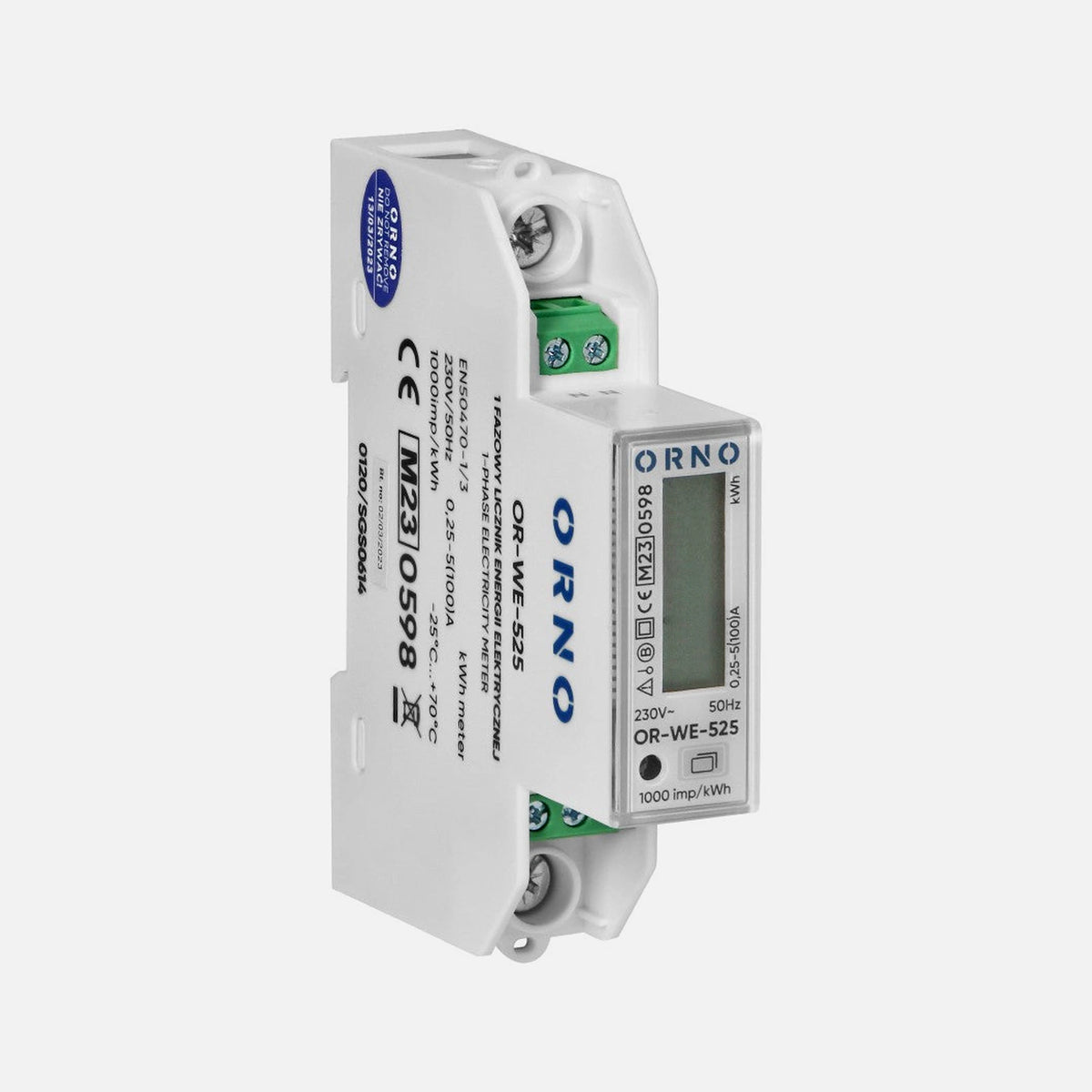 Orno WE-525 Single Phase Metering 100A