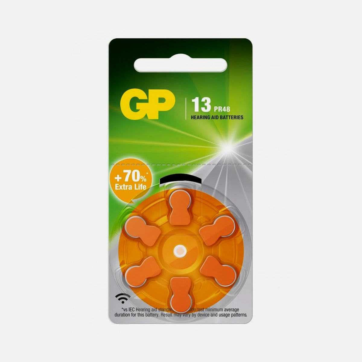 GP Batteries IC-GP103249 - Batteries for Hearing Aids ZA13-AC13-DA13 6 pcs