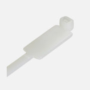 Techly ISWT-481 Cable Ties with Nameplate 200x4.8mm 100pcs White