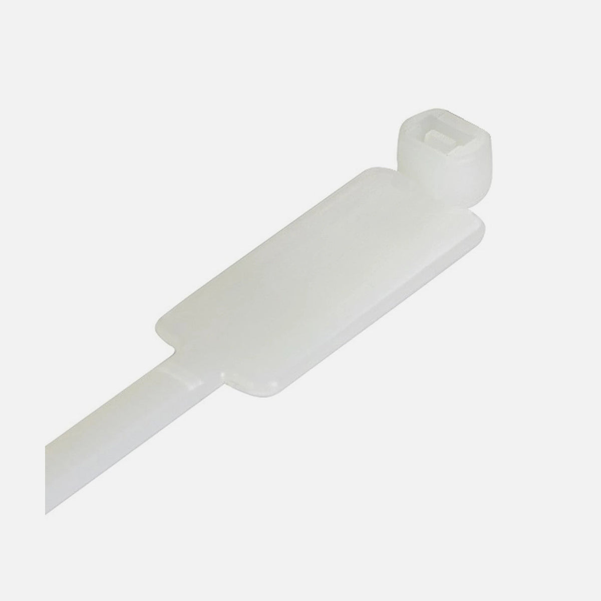 Techly ISWT-481 Cable Ties with Nameplate 200x4.8mm 100pcs White