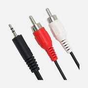 GBC 14.1560.10 - Stereo Audio Jack Cable 3.5mm Male to 2 RCA Male 1.2m