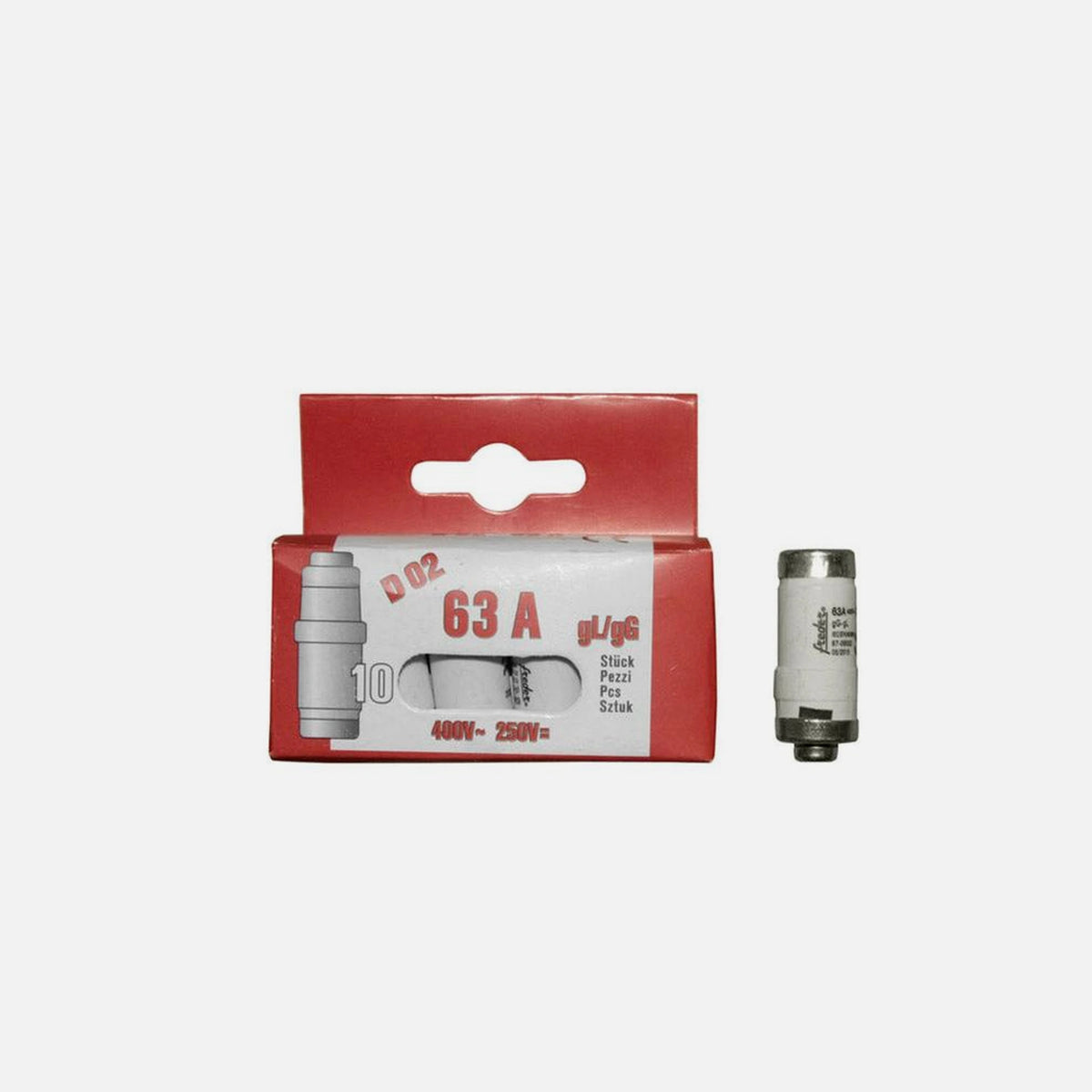 Melting safety - Cartridge Neozed D02/gG/gL/E18/63A