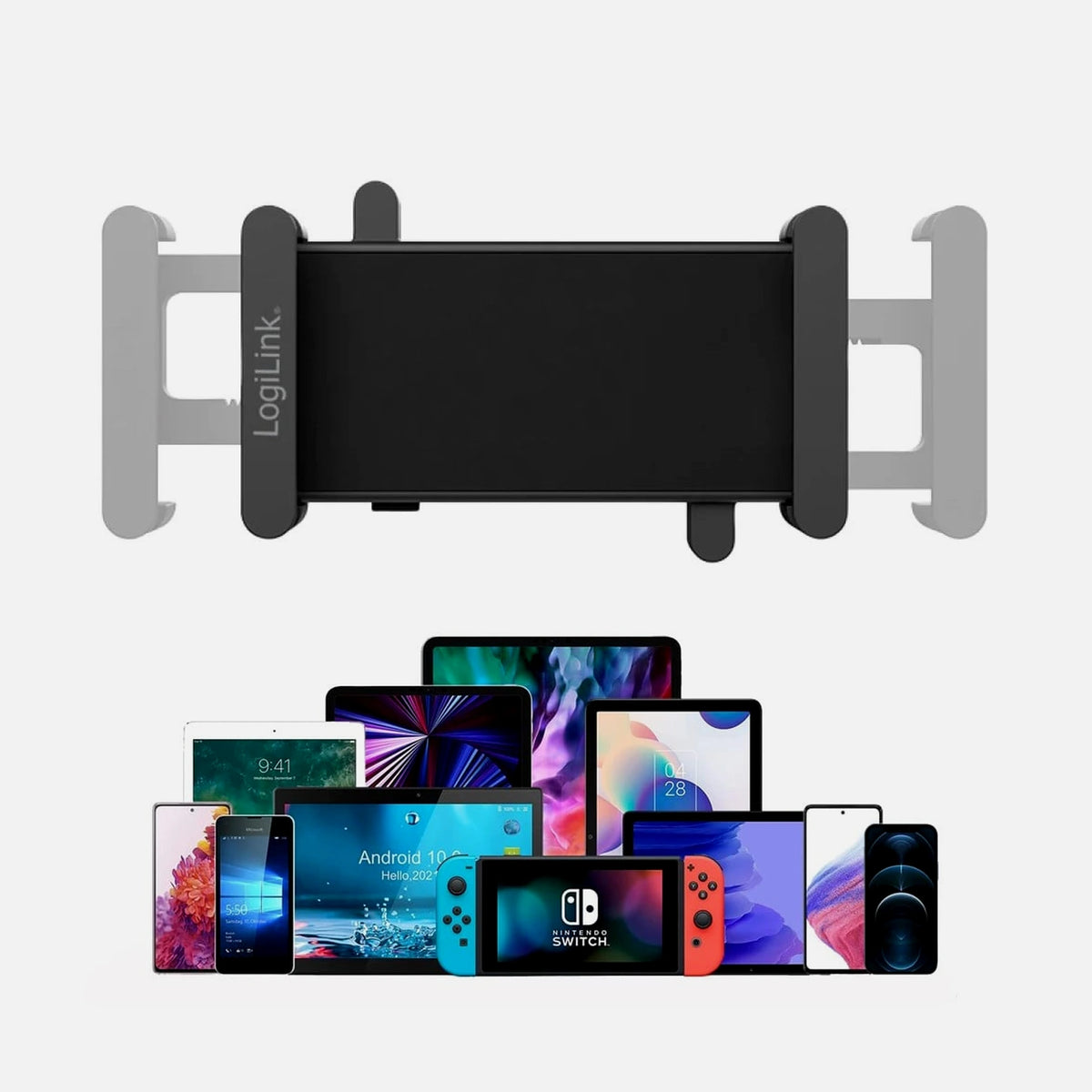 LogiLink ICA-LCD TABBK Clamp Mount for Tablets
