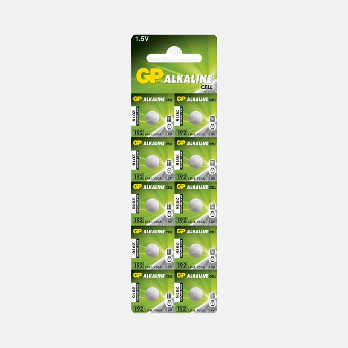 GP Batteries 37.0188.10 - LR41 Alkaline Batteries 1,5V Blister 10 pcs