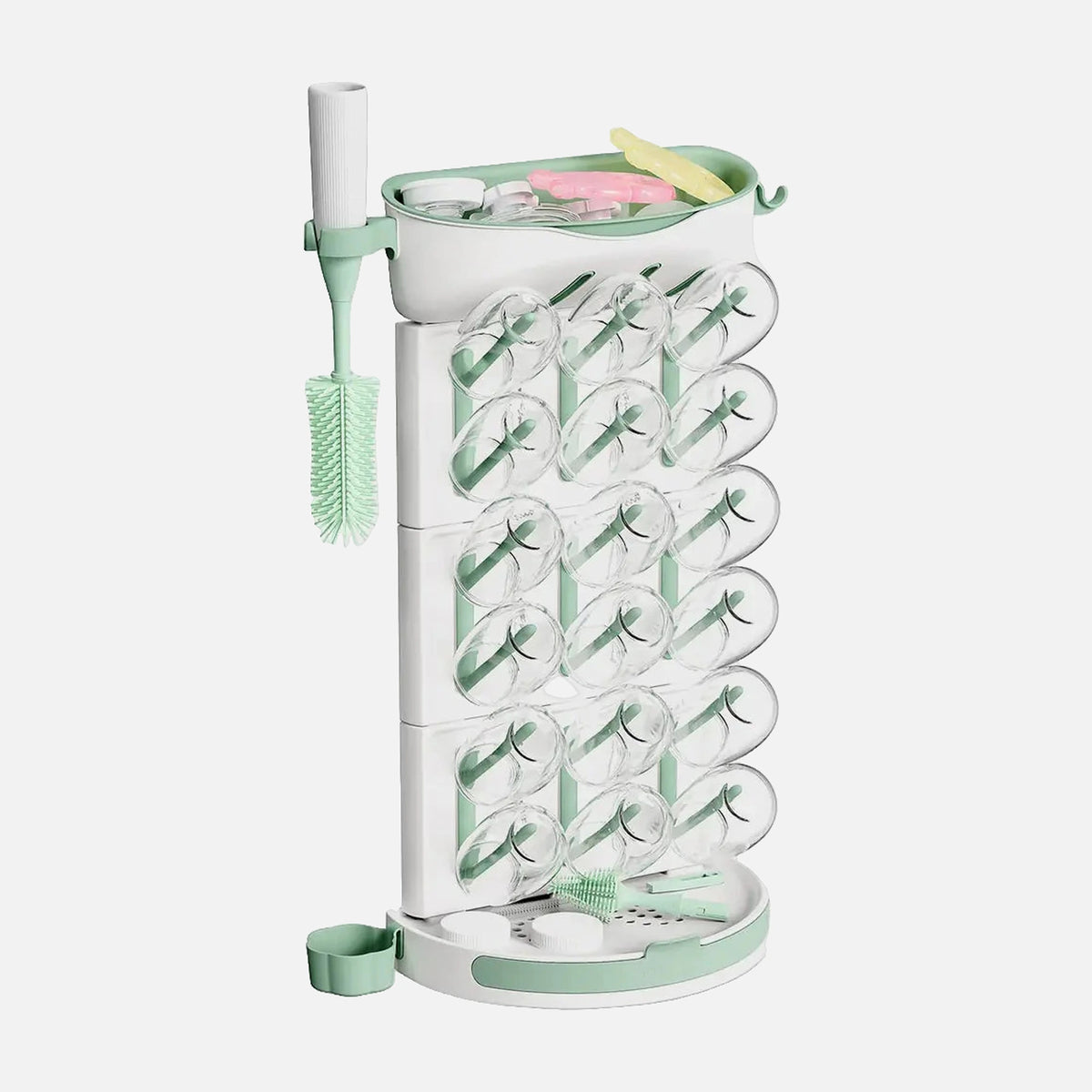 Momcozy DIY Larger Bottle Drying Rack for 18 Bottles