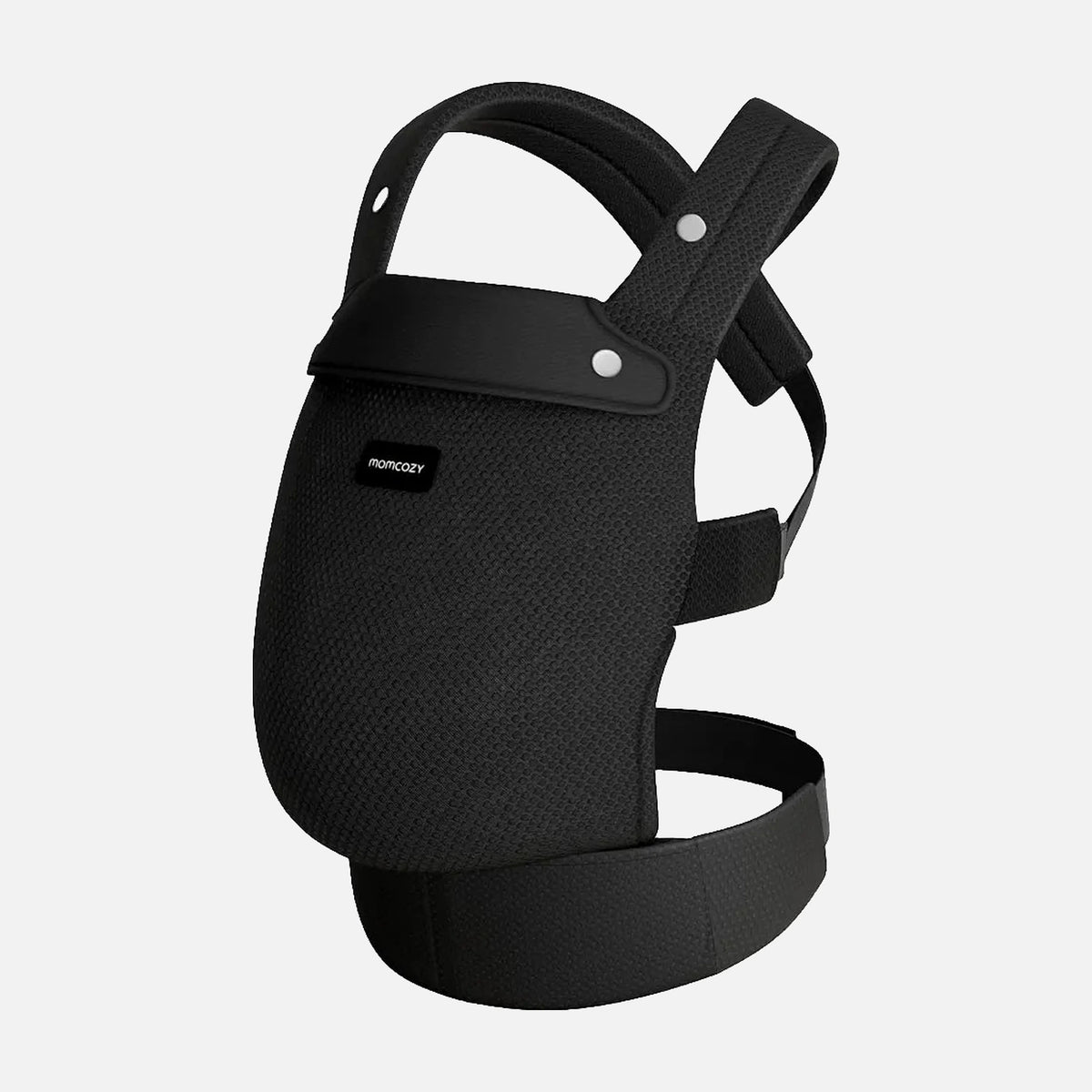 Momcozy PureHug Ergonomic Baby Carrier for carrying babies from newborn (3 kg) up to toddler (20 kg), with breathable perforated fabric, Air Mesh, Black.