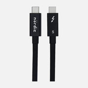 NÖRDIC 1.5 m Thunderbolt 5 Cable – 80 Gbps Data, 240 W Charging & Ultra-High-Resolution Video