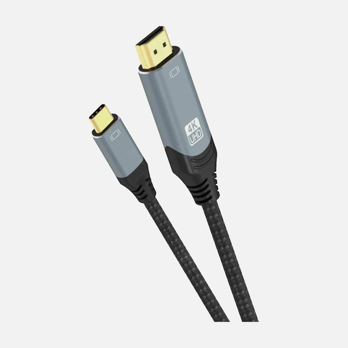 NÖRDIC 3m USB-C to HDMI 4K 60 Hz Nylon-Braided Cable