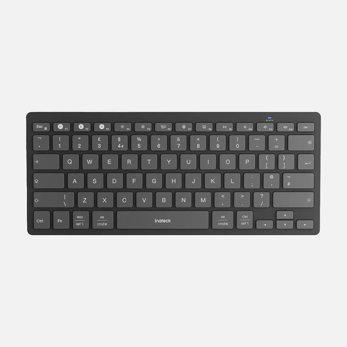 Inateck KB01003 Ultra Slim Bluetooth Keyboard, Multi-Device Keyboard, Black