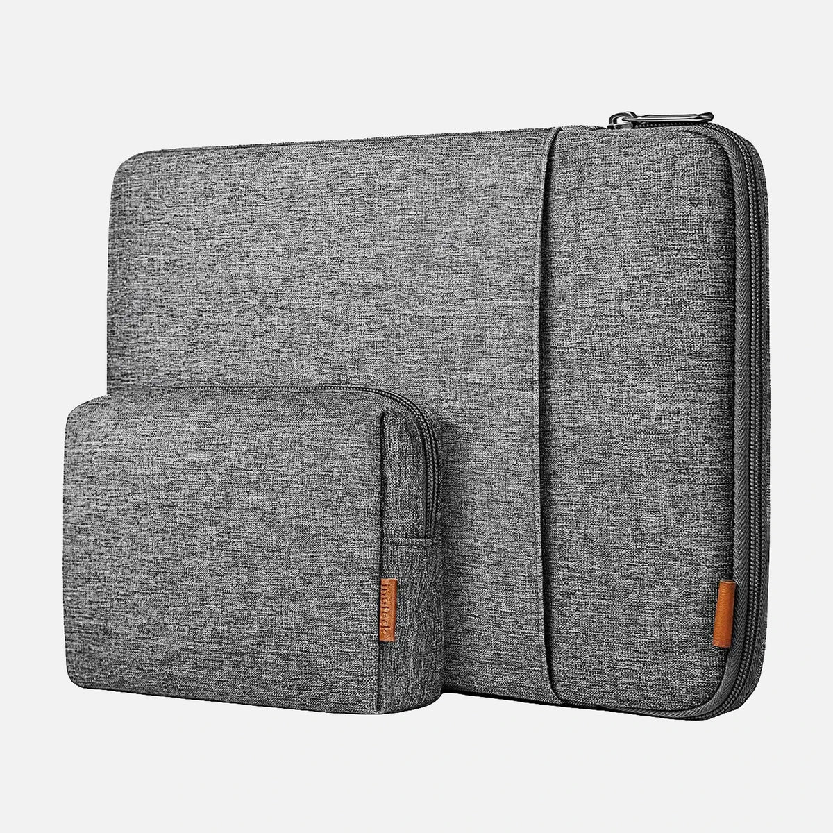 Inateck 360° Protection Sleeve / Laptop Case 13", Waterproof for MacBook 13" / iPad Pro / Dell XPS / HP / Surface, Set with Accessory Pouch